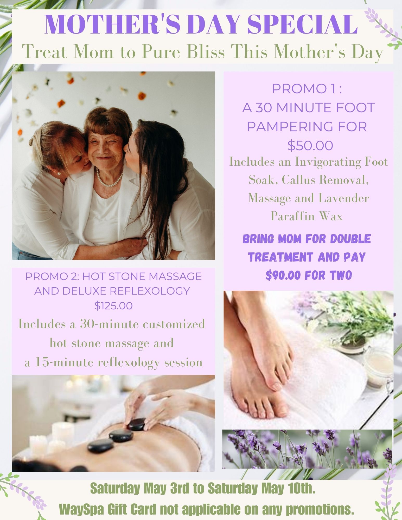 Brown And Beige Nail Salon Price List Flyer