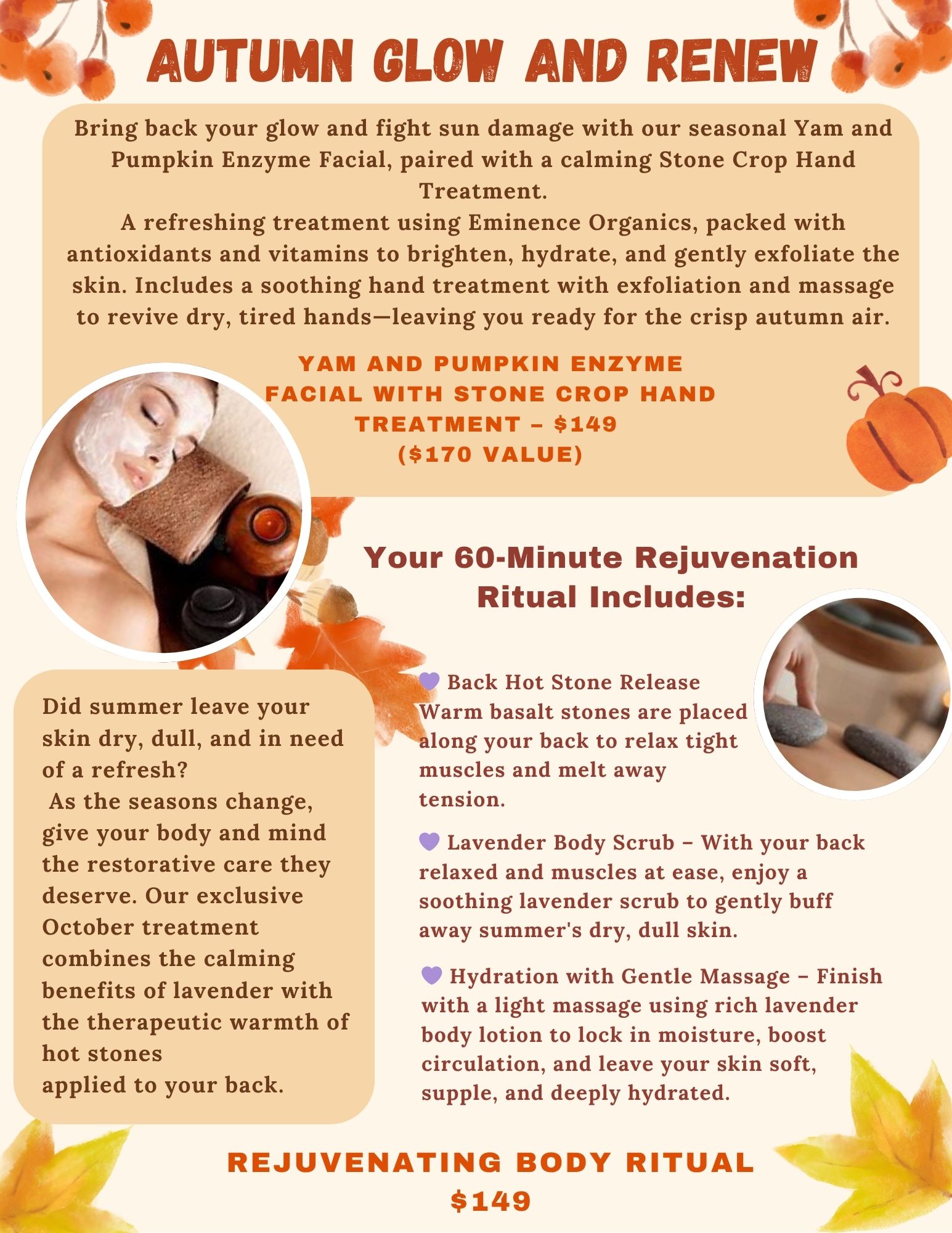 Orange Illustrated Fall Festival Invitation Flyer 1