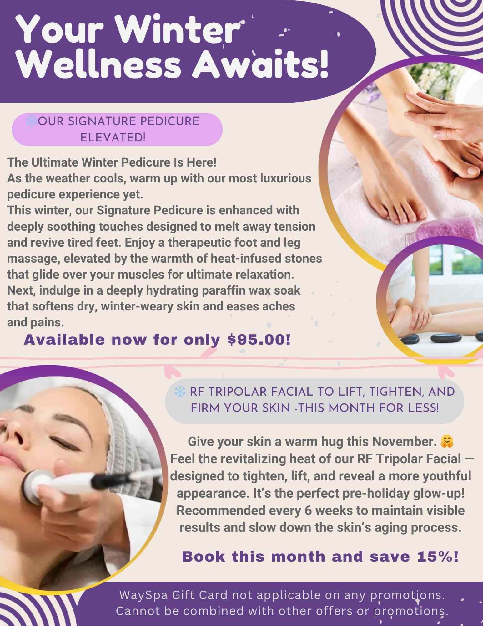 Purple And Yellow Creatif Geometric New Student Admission Flyer 2