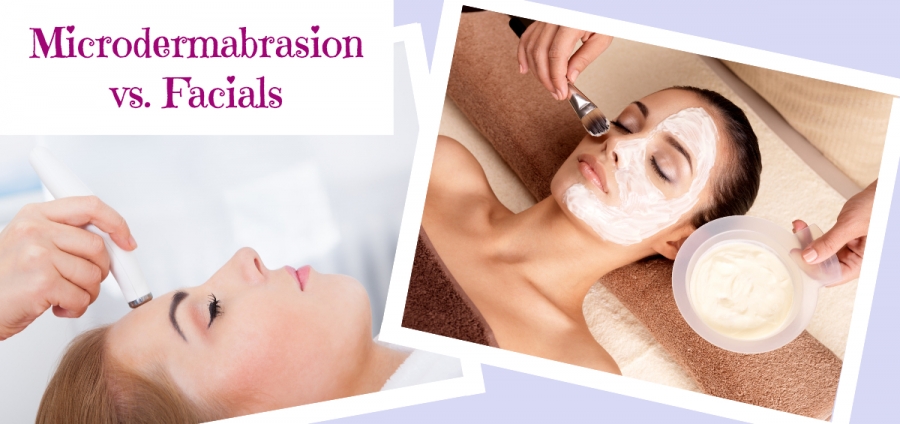 Microdermabrasion vs Facials